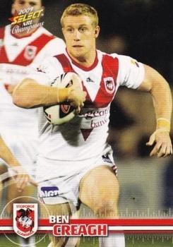 2009 Select NRL Champions #137 Ben Creagh Front